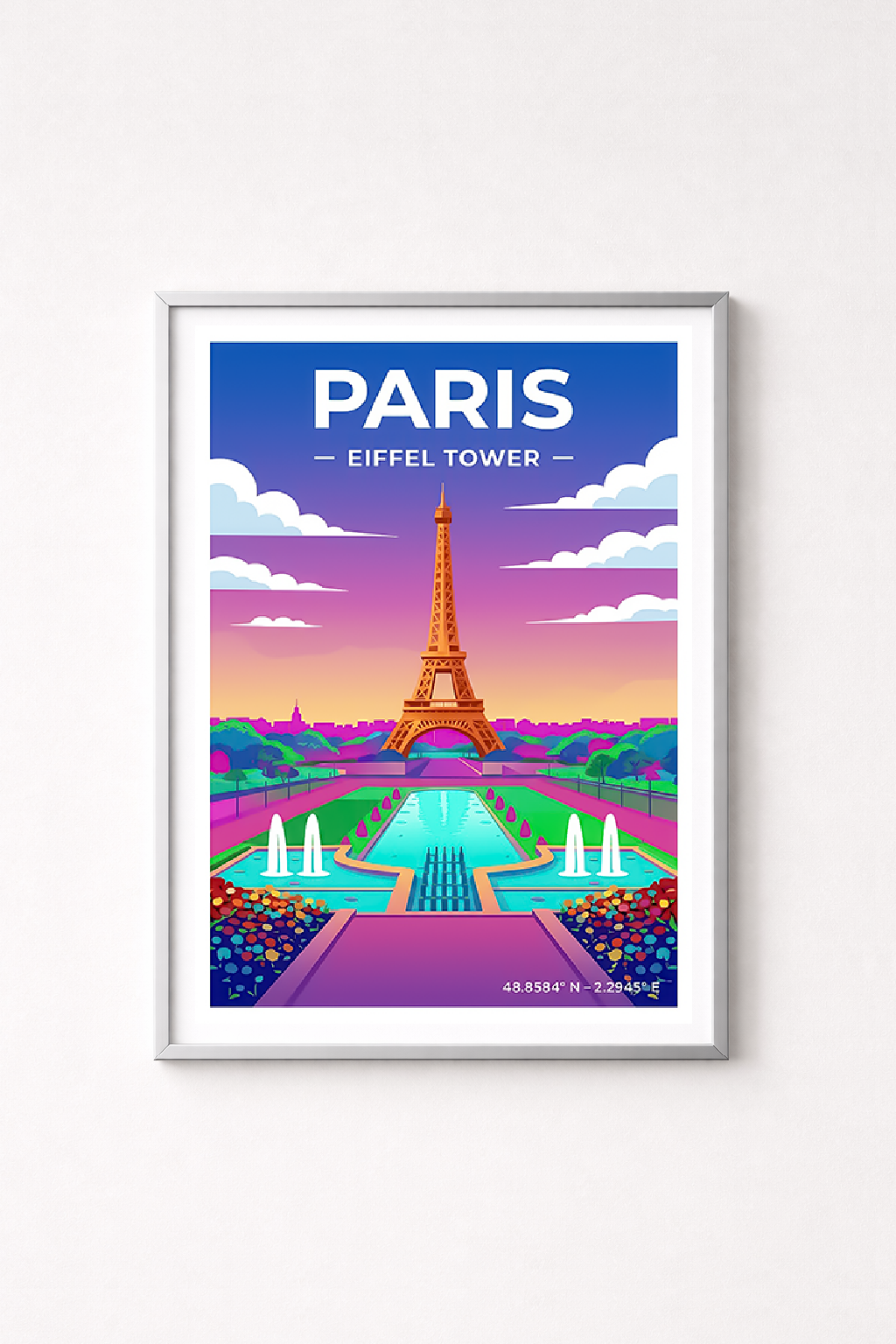 Affiche Paris — Tour Eiffel, France