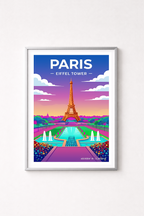 Affiche Paris — Tour Eiffel, France