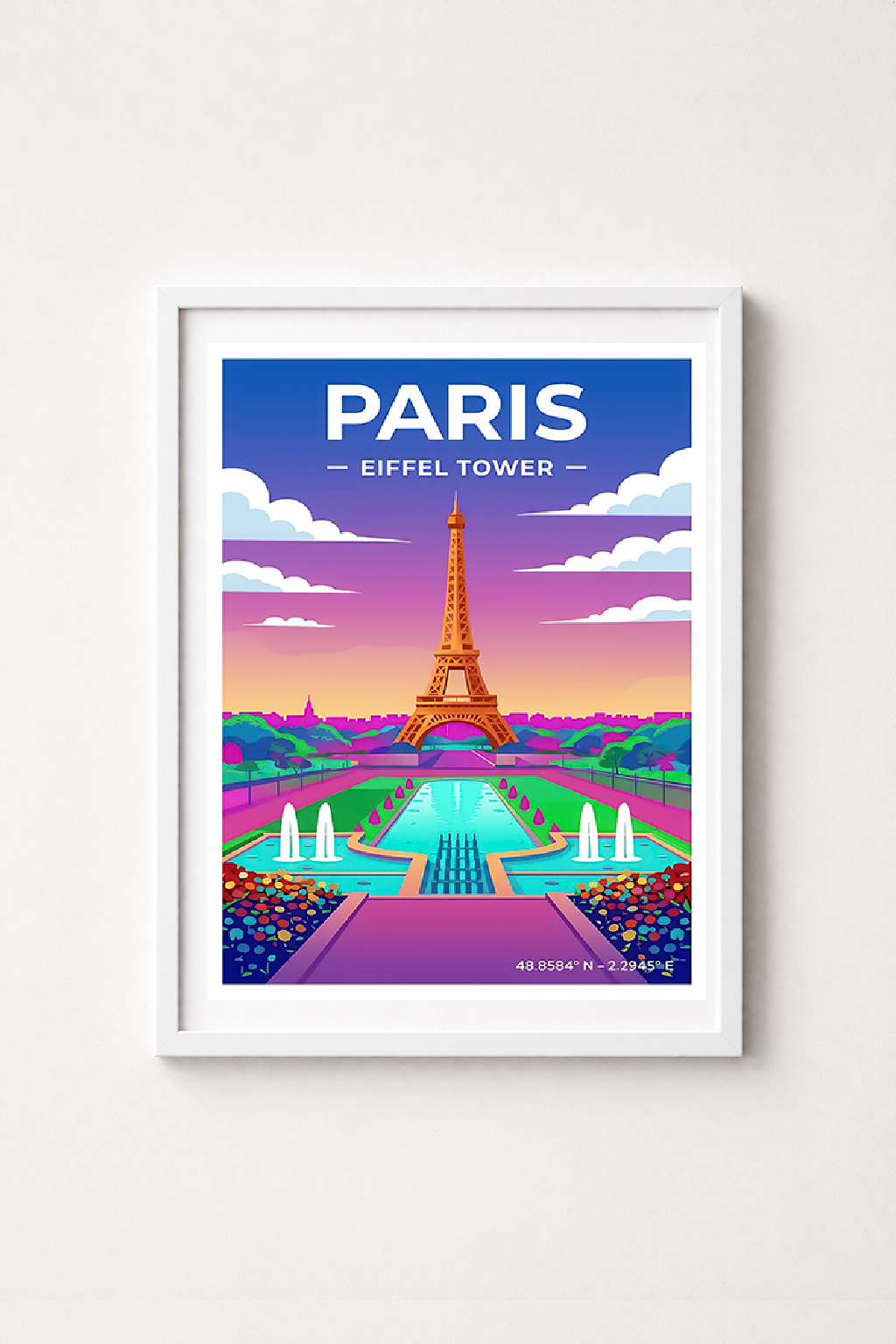Affiche Paris — Tour Eiffel, France