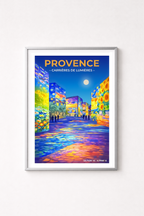Affiche Provence — Carrières de Lumières, France