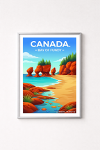 Affiche Canada — Baie de Fundy