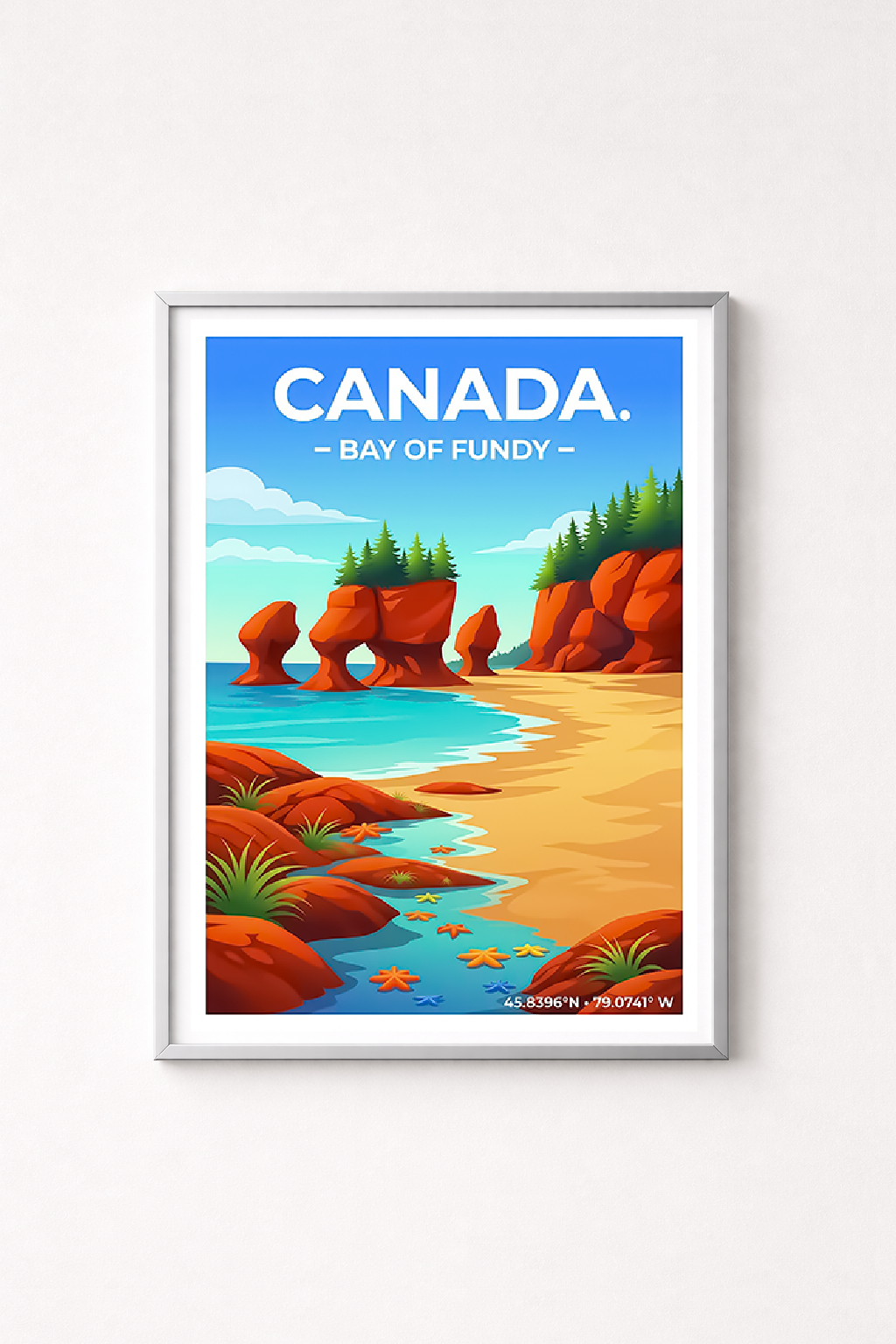 Affiche Canada — Baie de Fundy