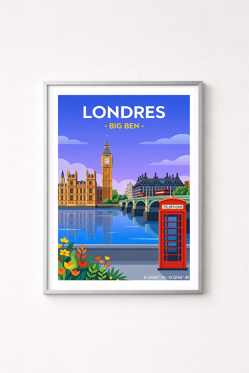 Affiche Londres — Big Ben, Angleterre
