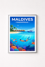 Affiche Maldives — Faadhippolhu