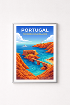 Affiche Portugal — Îles Berlengas