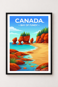 Affiche Canada — Baie de Fundy