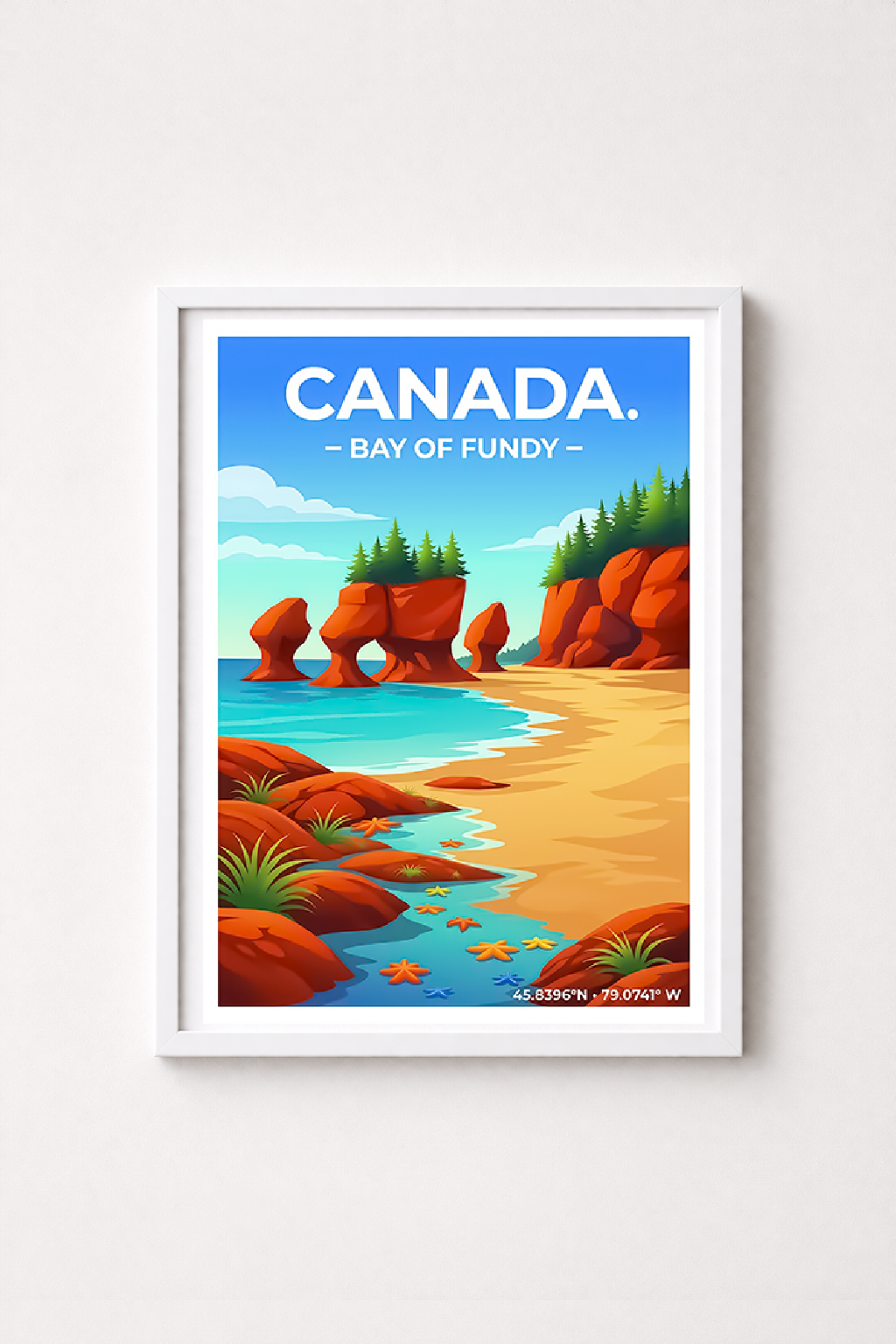 Affiche Canada — Baie de Fundy