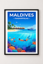 Affiche Maldives — Faadhippolhu