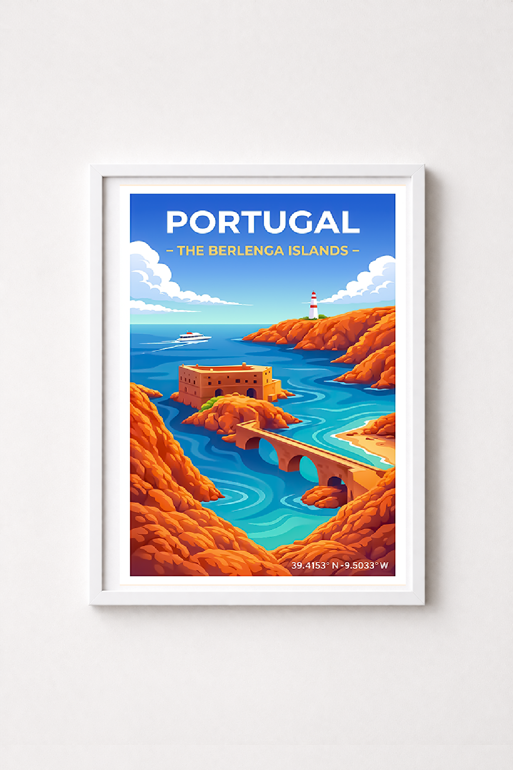 Affiche Lisbonne — Alfama, Portugal
