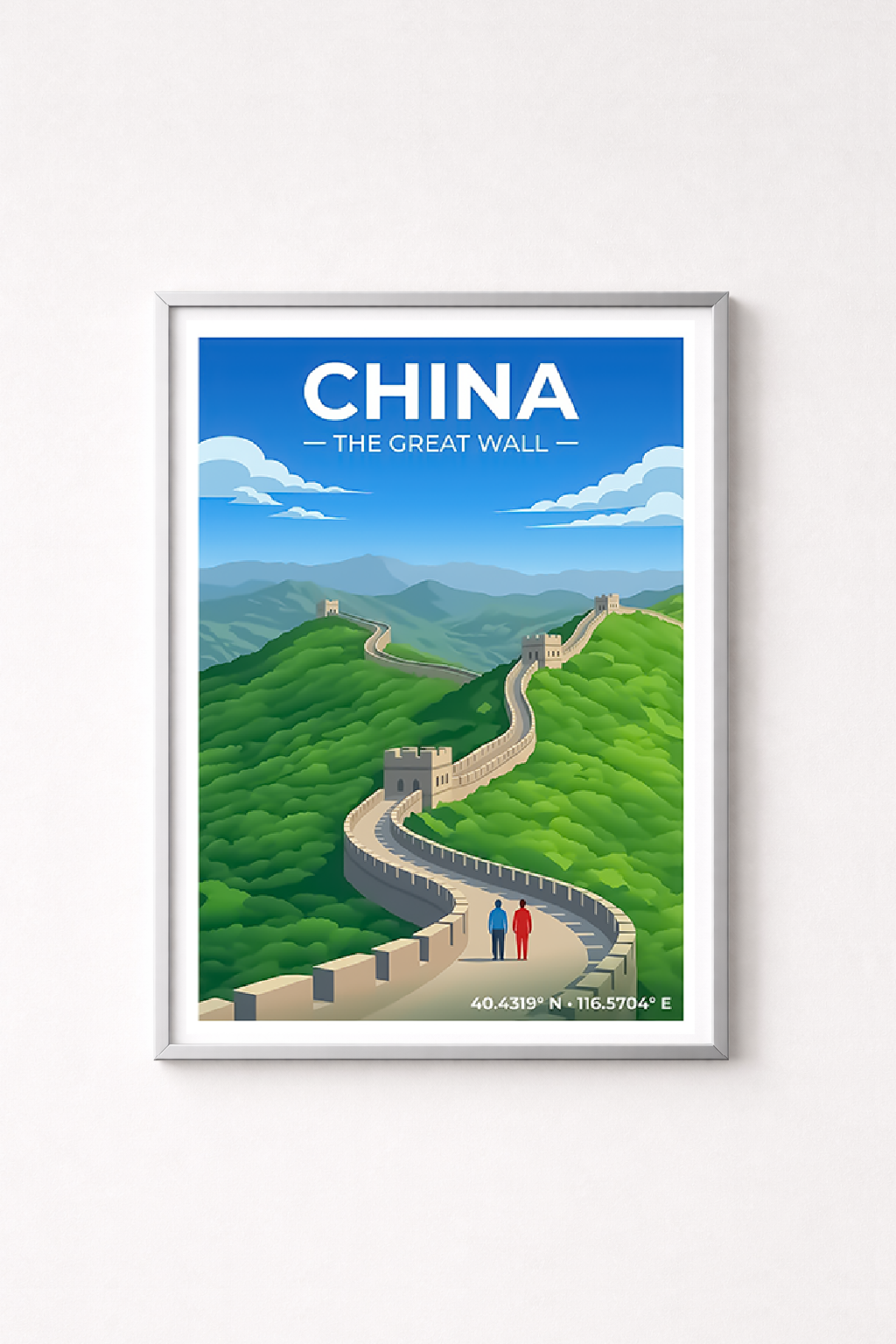 Affiche Chine — Grande Muraille