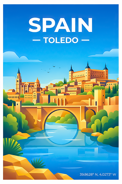 Affiche Espagne — Tolède