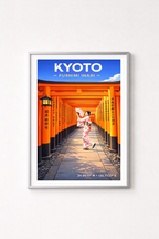 Affiche Japon — Kyoto Sanctuaire Fushimi Inari