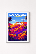 Affiche Los Angeles — Hollywood, États-Unis