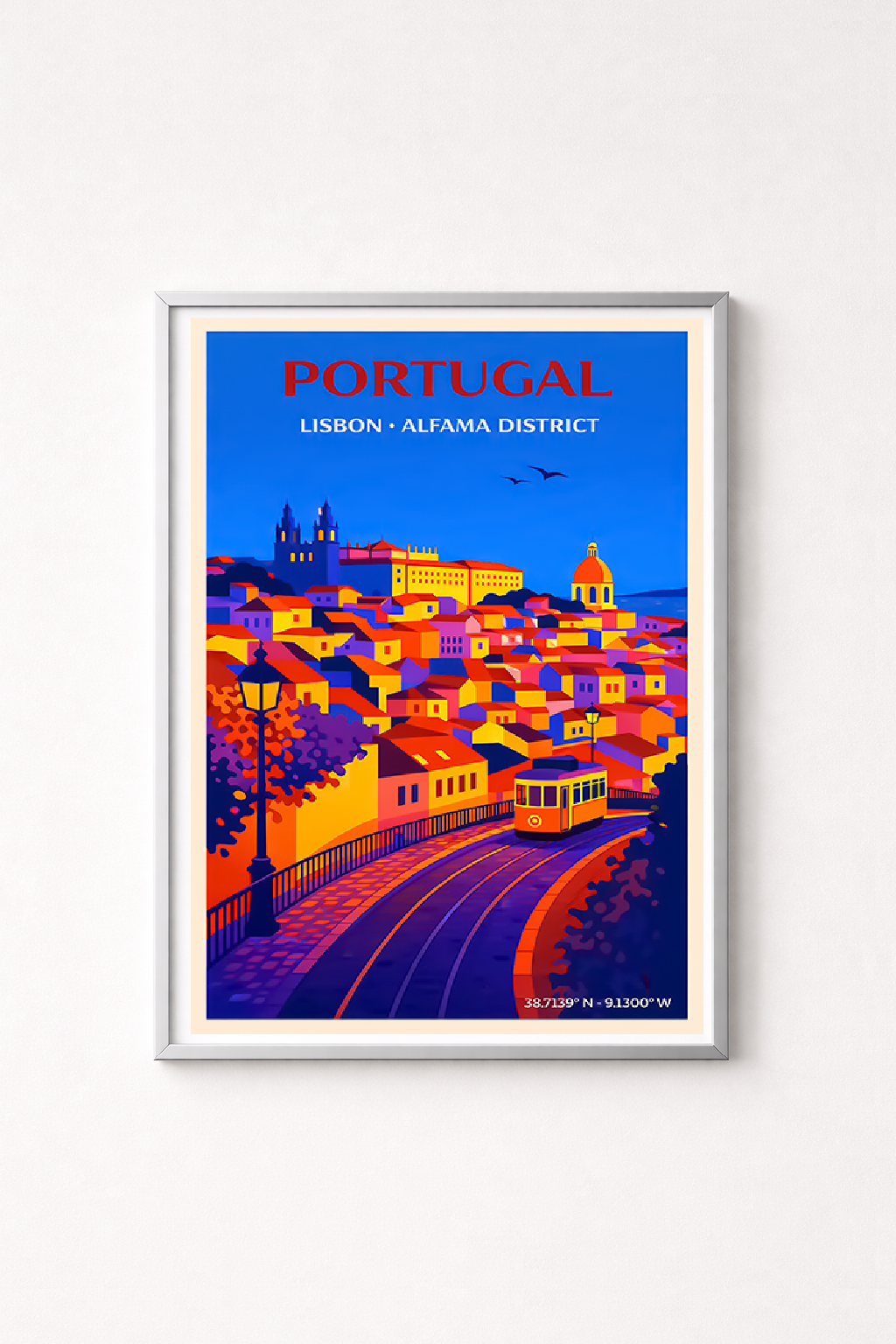 Affiche Lisbonne — Alfama, Portugal