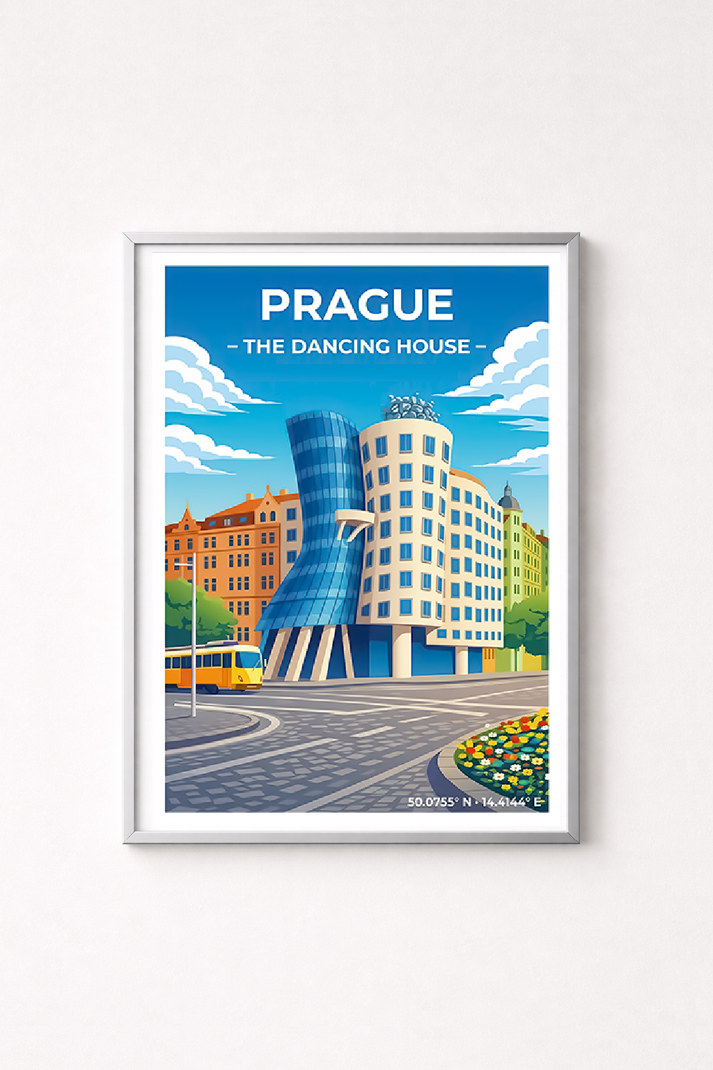 Affiche Prague — Maison Dansante, République Tchèque