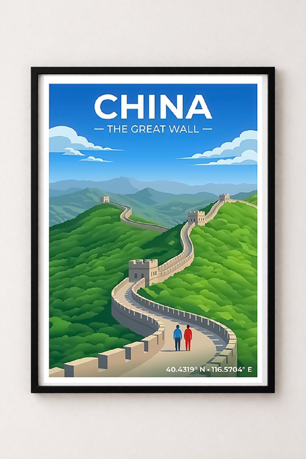 Affiche Chine — Grande Muraille