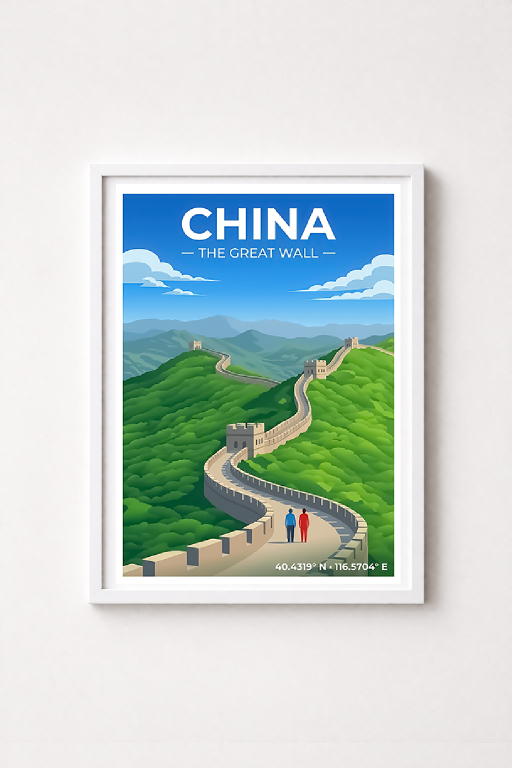Affiche Chine — Grande Muraille