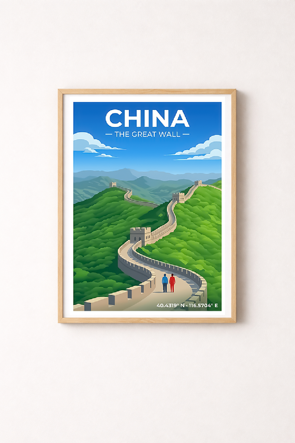 Affiche Chine — Grande Muraille