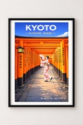 Affiche Japon — Kyoto Sanctuaire Fushimi Inari