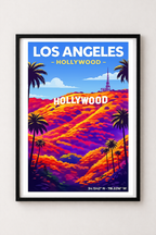 Affiche Los Angeles — Hollywood, États-Unis