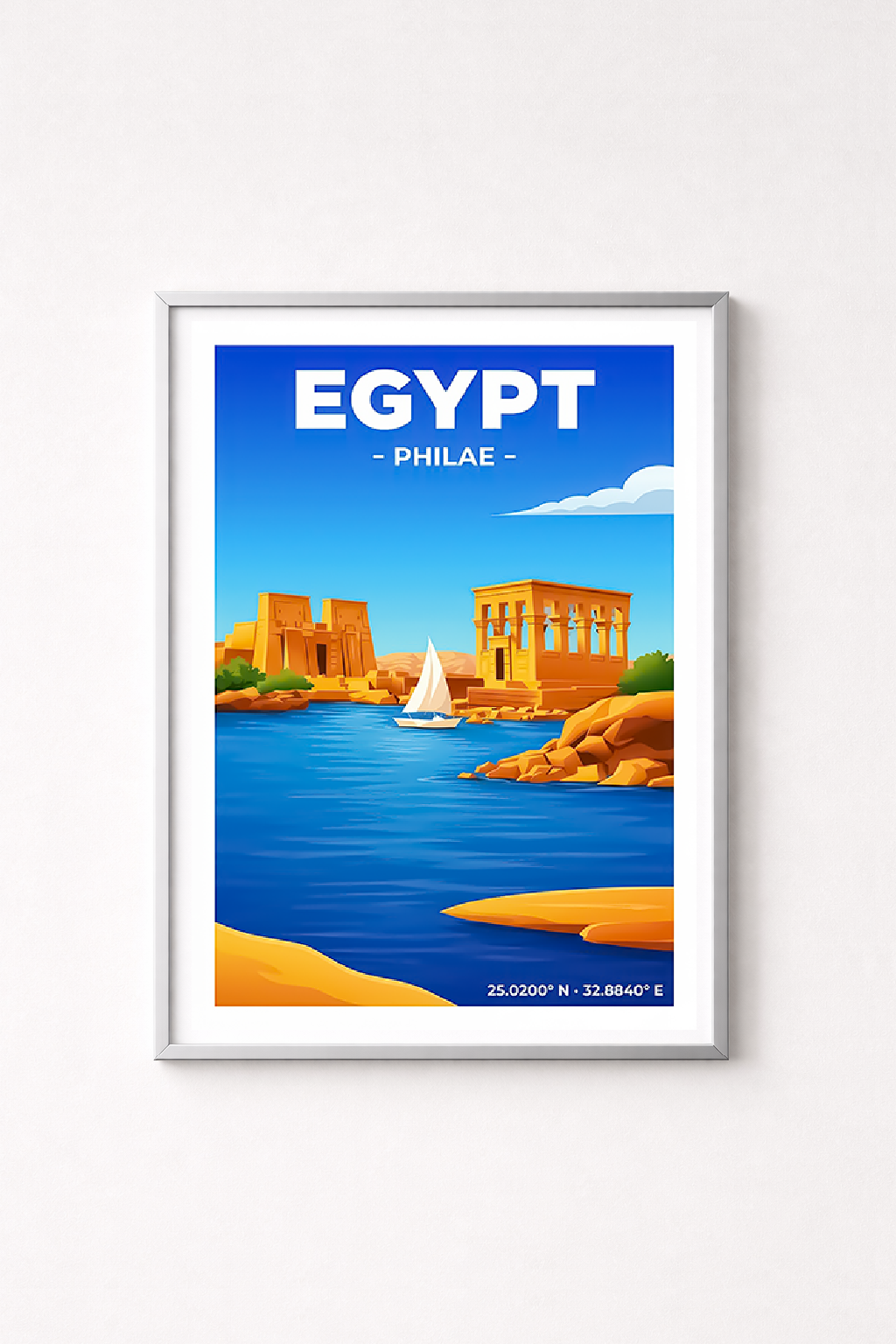 Affiche Égypte — Temple de Philae