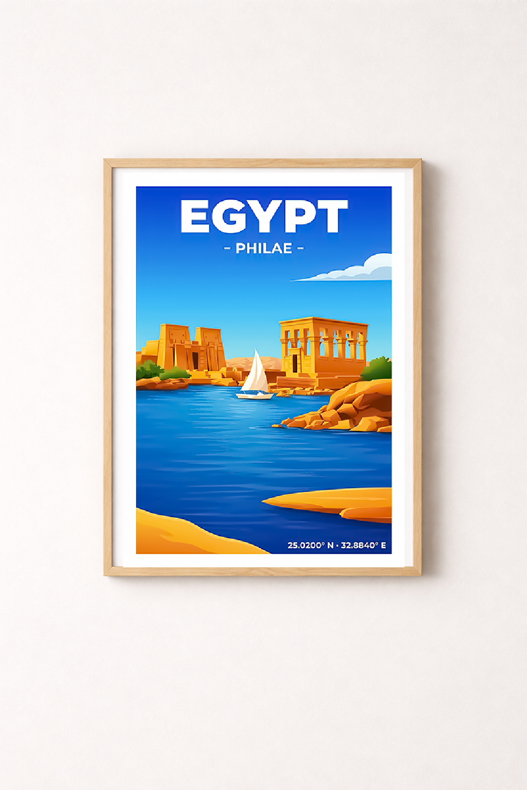 Affiche Égypte — Temple de Philae