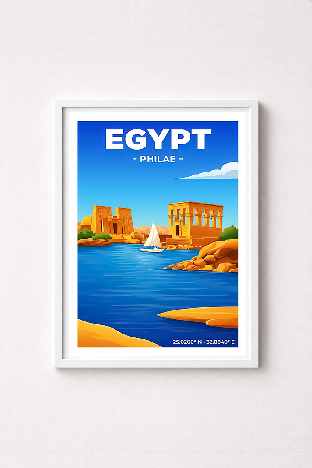 Affiche Égypte — Temple de Philae