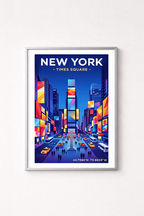 Affiche New York — Times Square, États-Unis