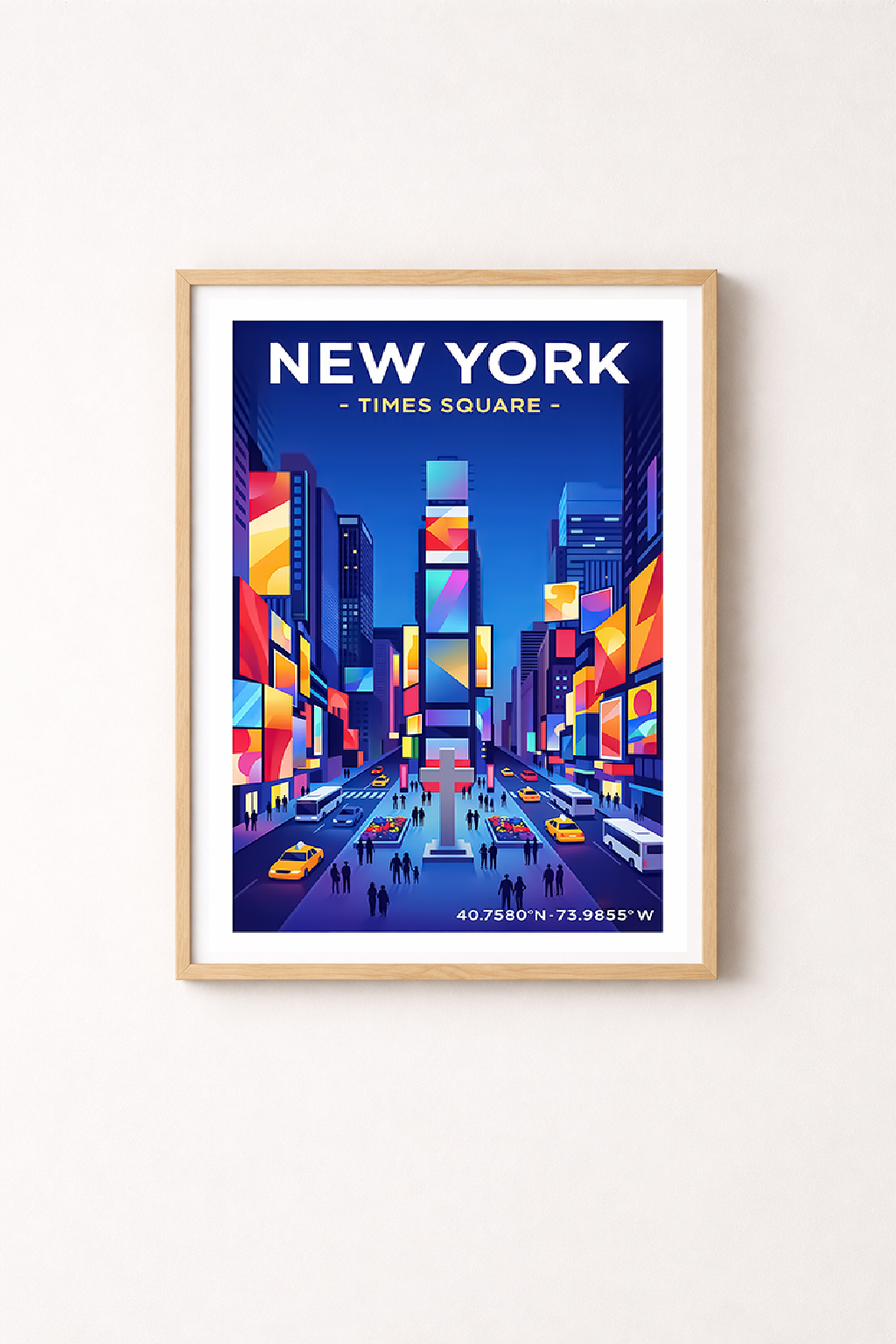 Affiche New York — Times Square, États-Unis