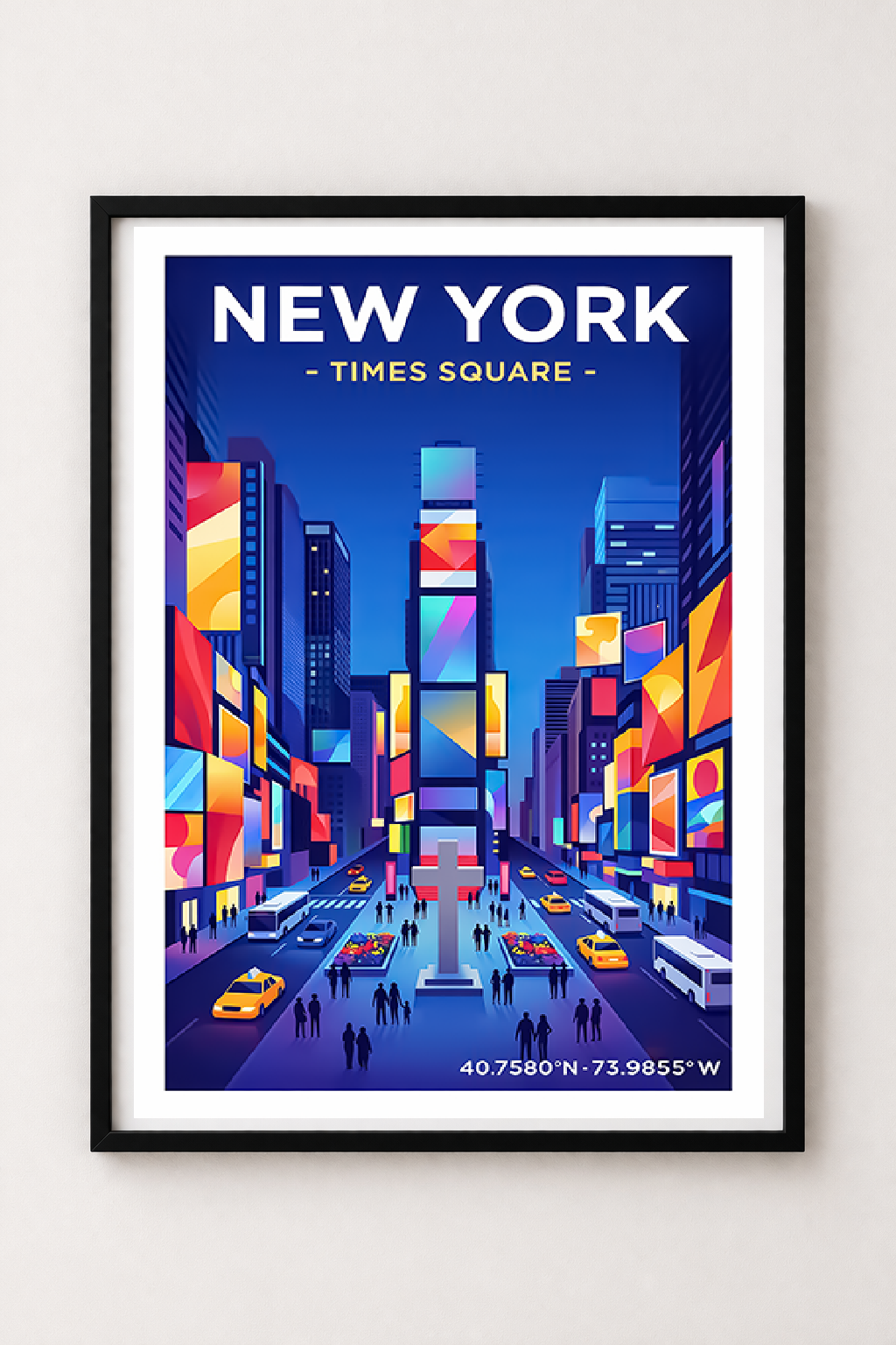 Affiche New York — Times Square, États-Unis