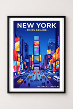Affiche New York — Times Square, États-Unis