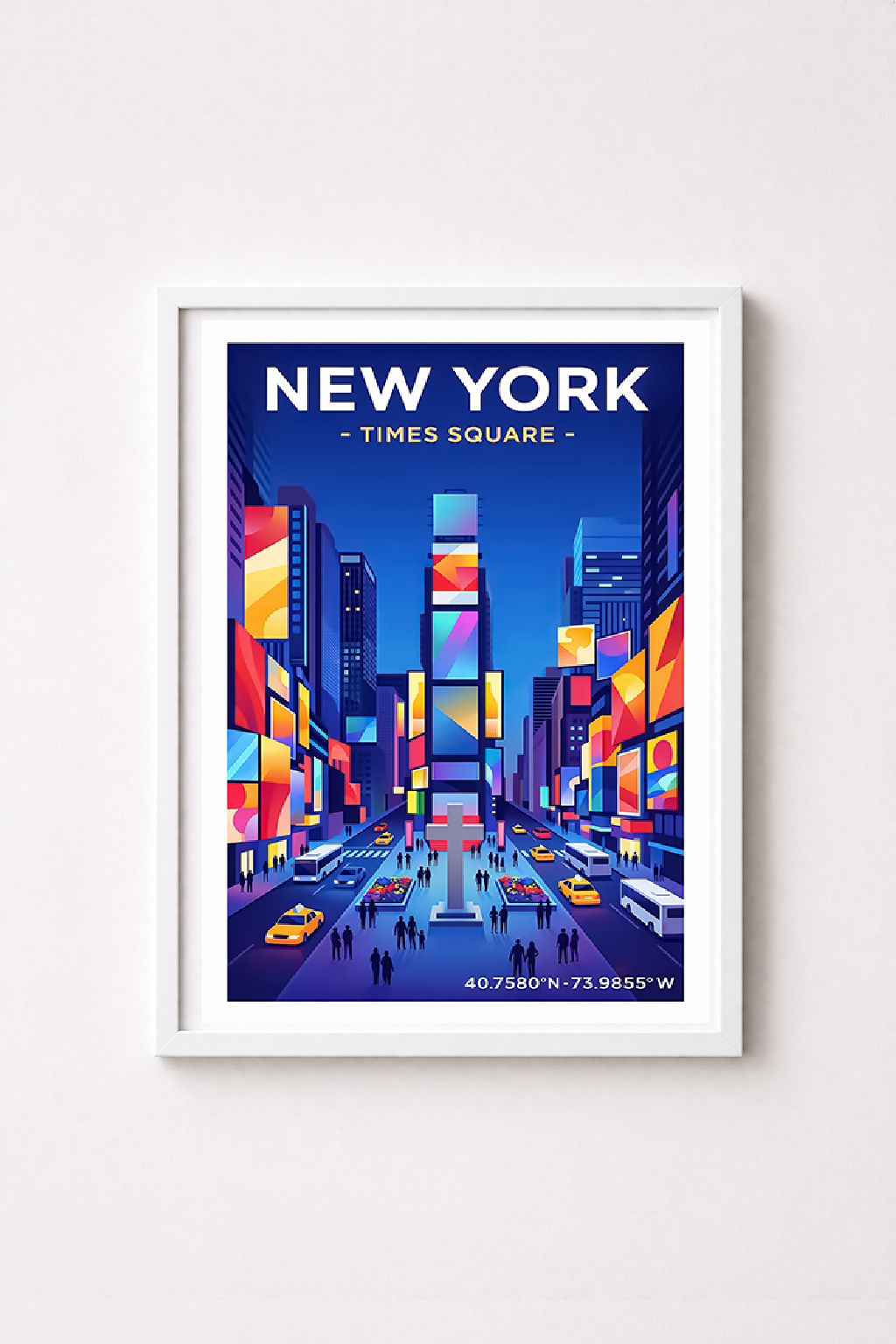 Affiche New York — Times Square, États-Unis
