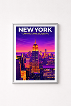 Affiche New York — Empire State Building, États-Unis