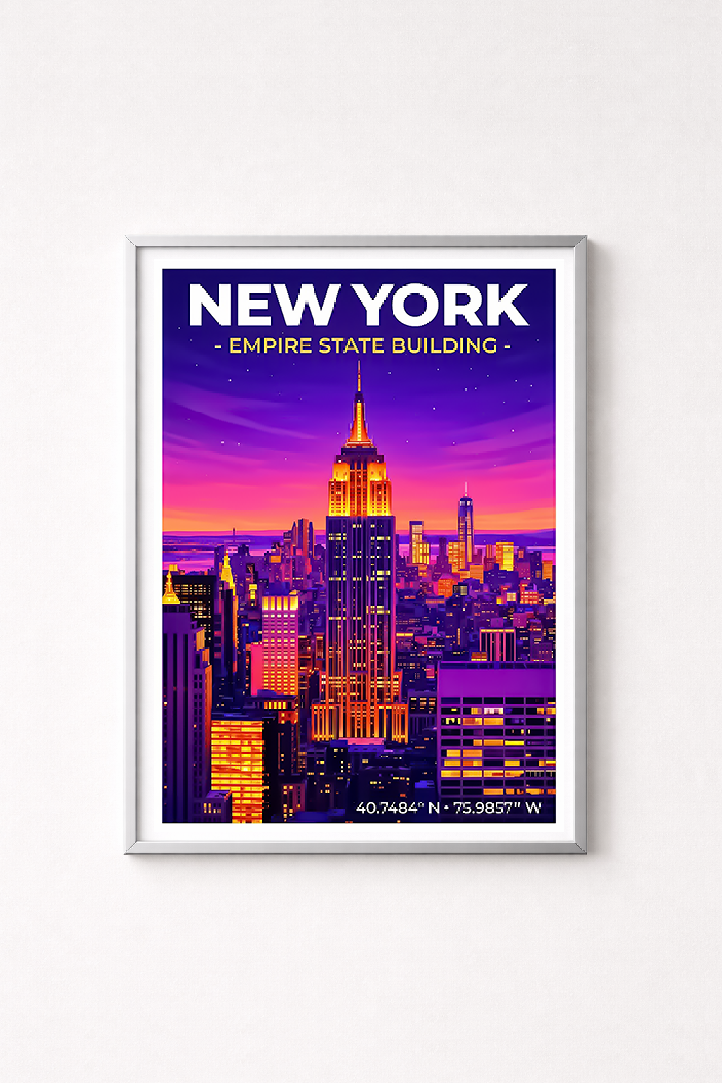 Affiche New York — Empire State Building, États-Unis