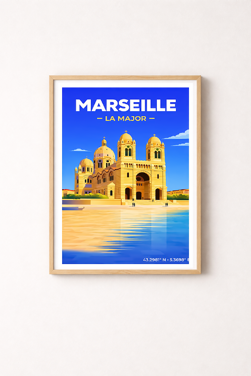 Affiche Marseille — La Major, France
