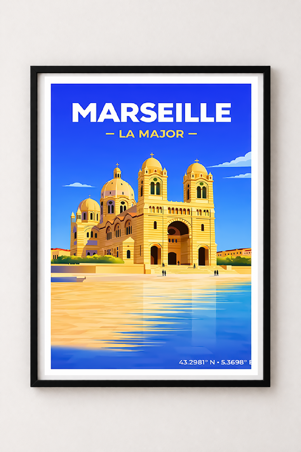Affiche Marseille — La Major, France