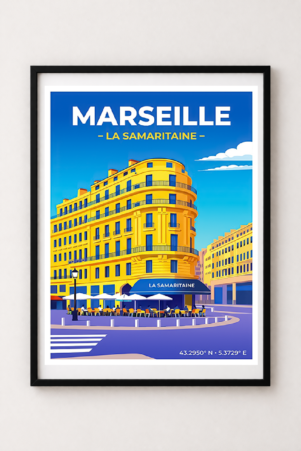 Affiche Marseille — La Samaritaine, France
