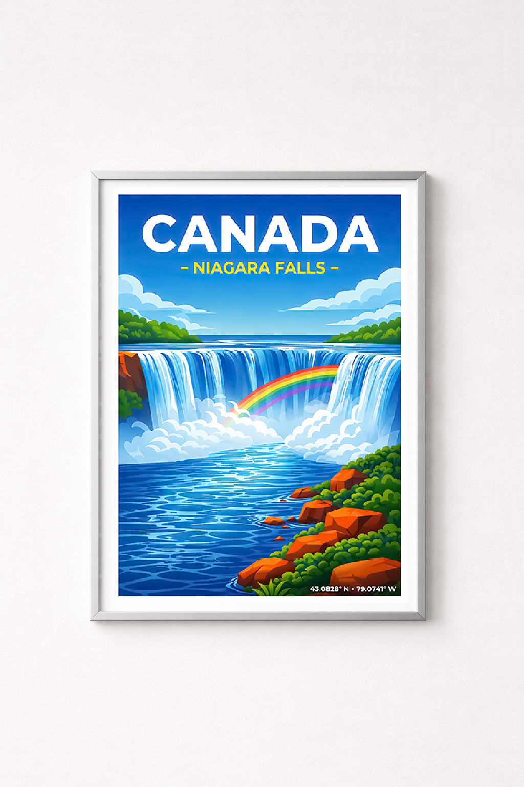 Affiche Canada — Chutes du Niagara