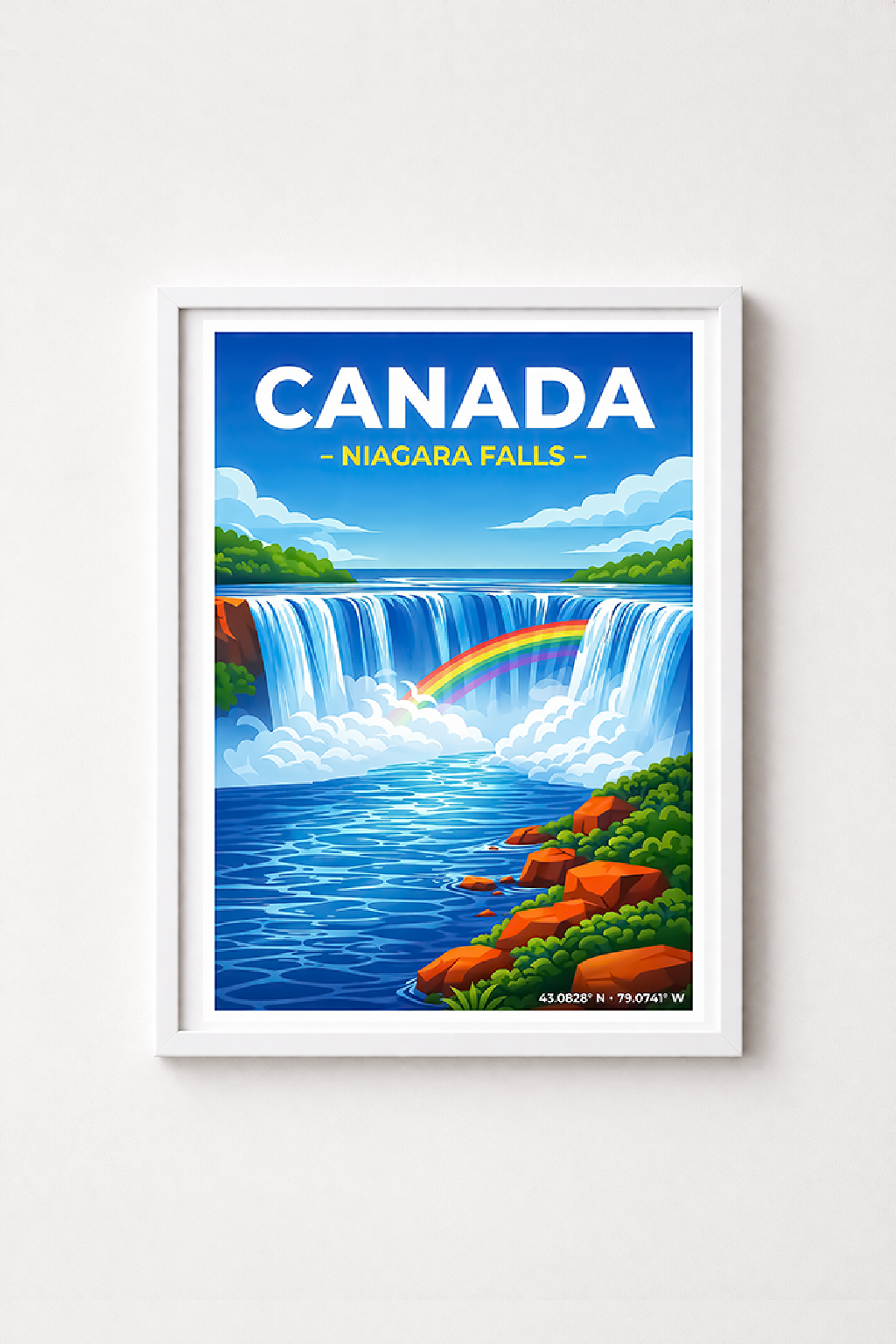 Affiche Canada — Chutes du Niagara