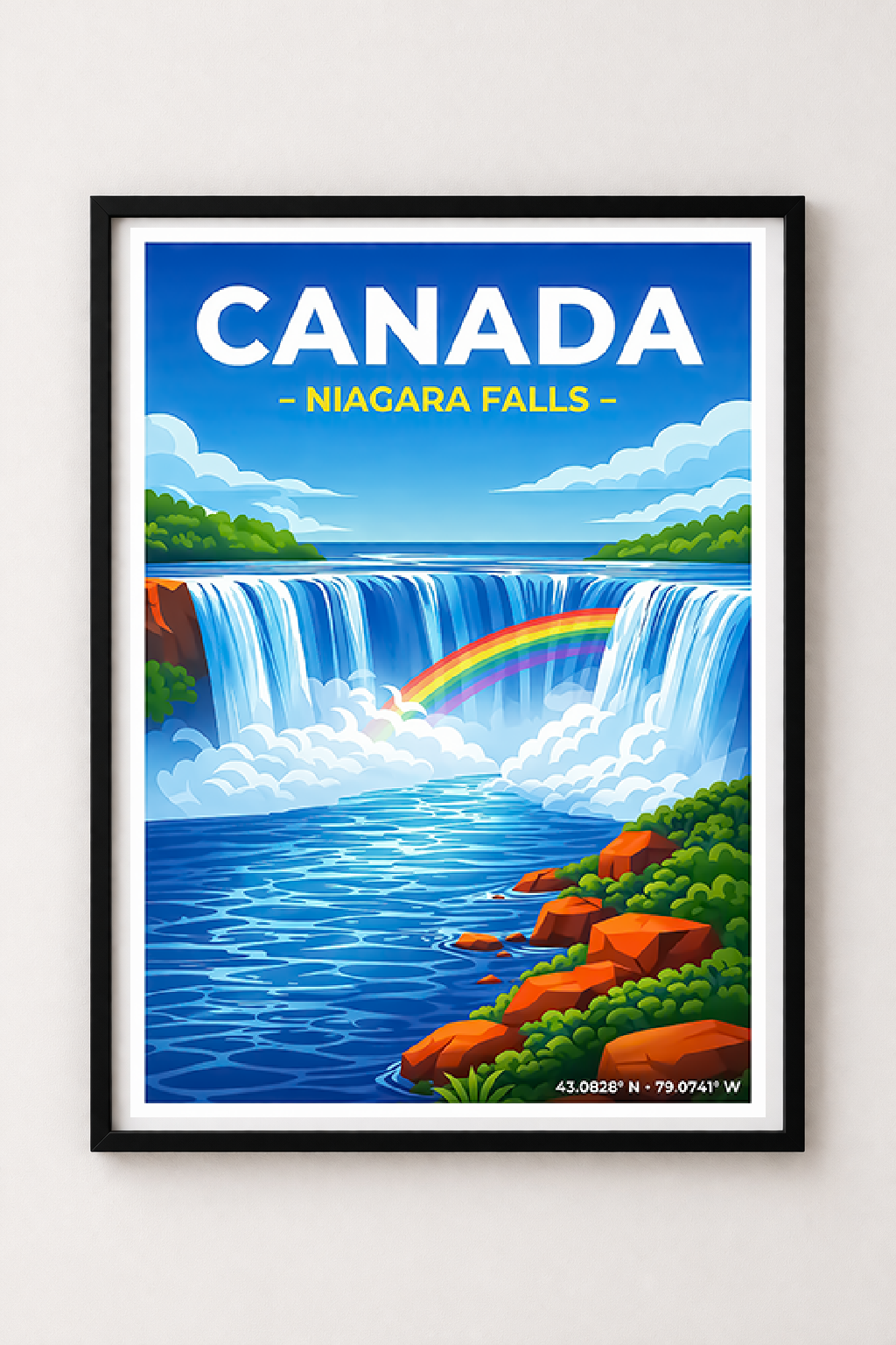Affiche Canada — Chutes du Niagara