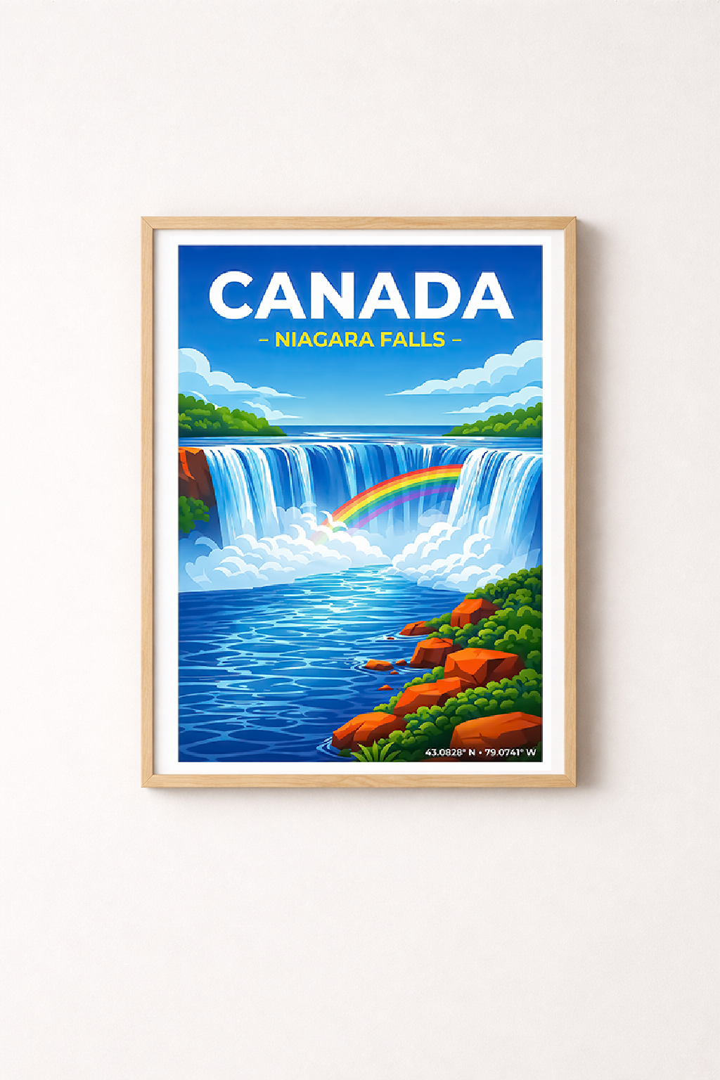 Affiche Canada — Chutes du Niagara